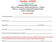 Waller Christmas Festival Vendor Application