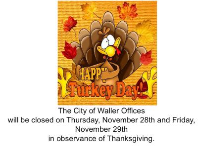 Thanksgiving Day Closure