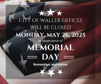 Memorial Day Closure