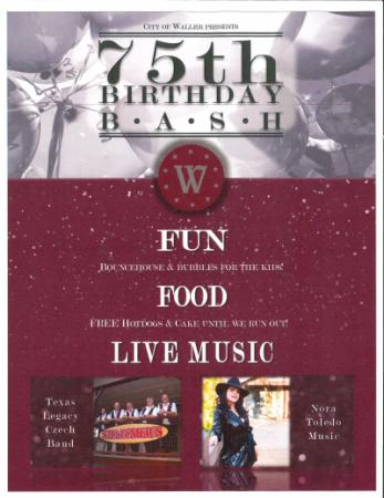 City of Waller 75th Birthday Bash