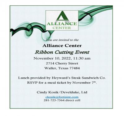 Ribbon Cutting Alliance Center