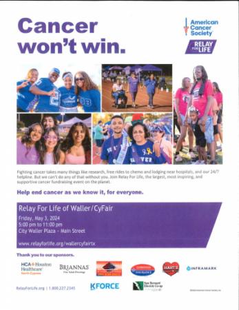Relay for Life Flyer 2024