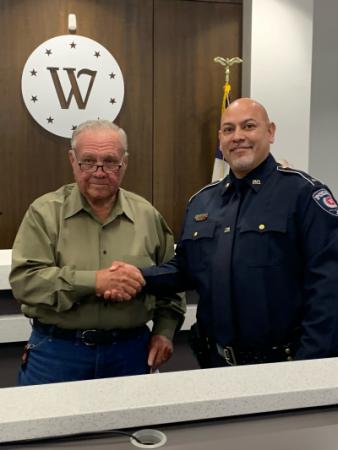 Thomas Santellana and the Mayor